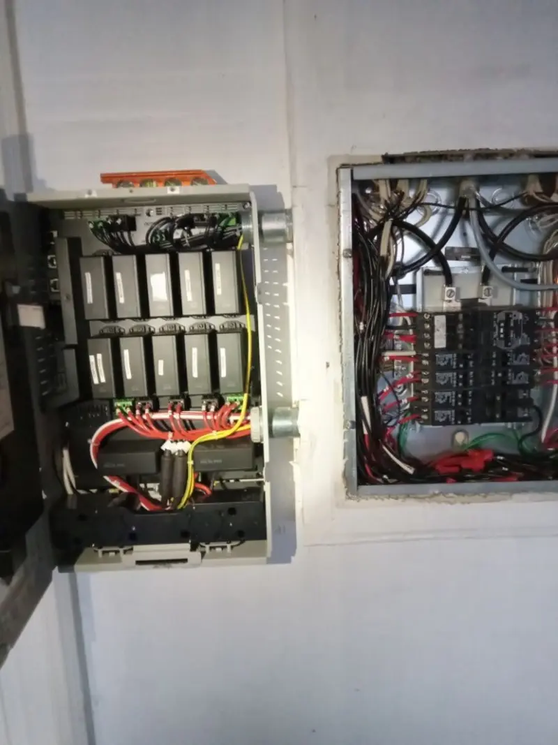 Electrical panel upgrade completed for Security Camera Wiring in Hayward